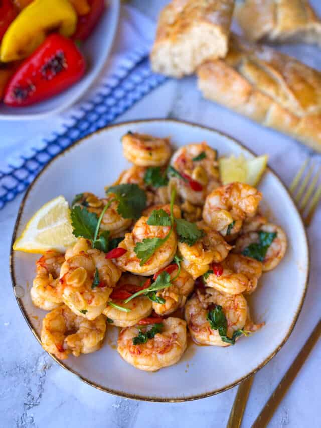 Garlic Shrimp (Portuguese Style) Weekday Pescatarian