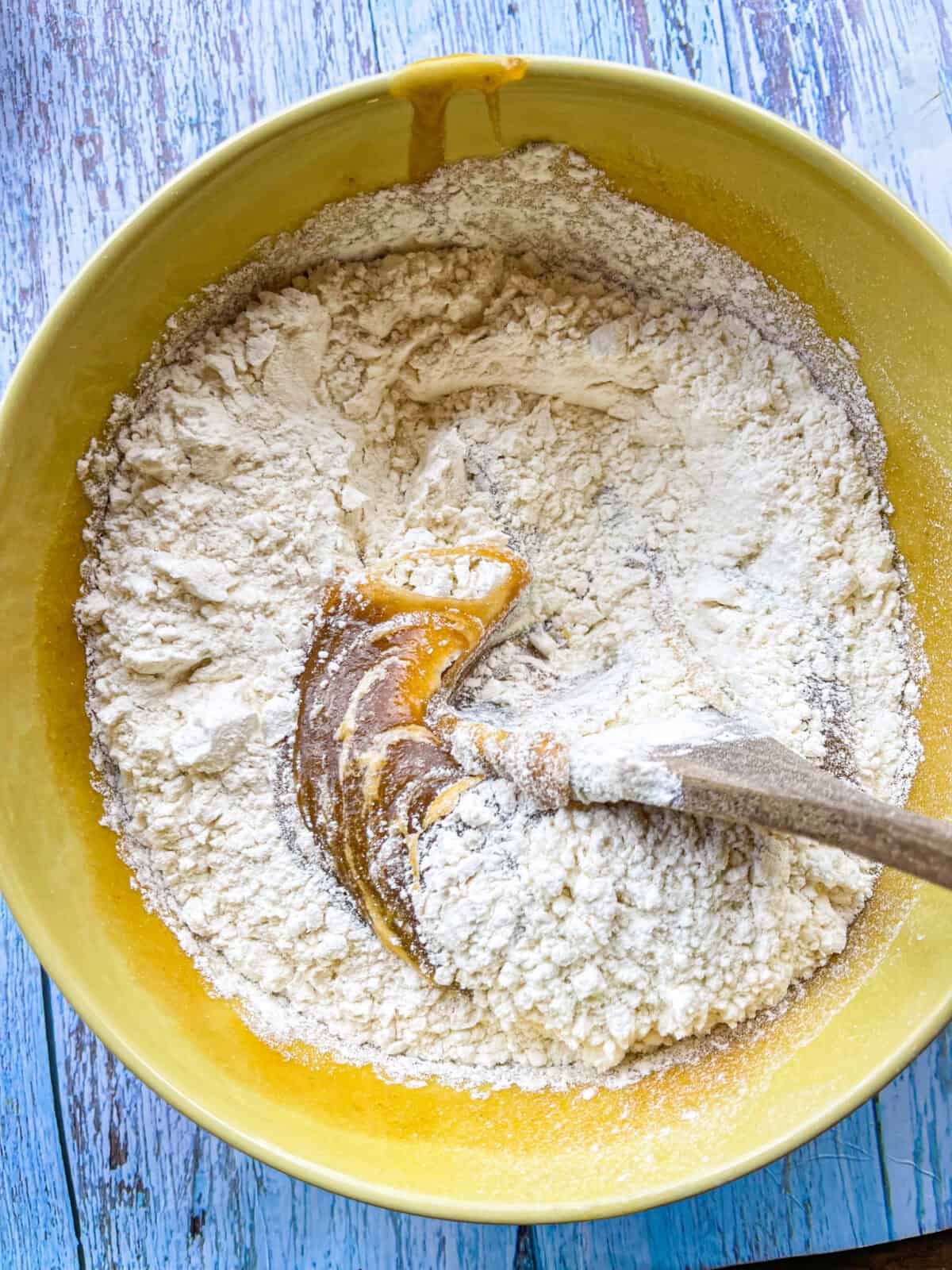 all four added to sweet bater mix