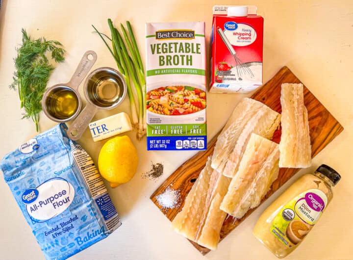 PanSeared Rockfish with Creamy Dill Sauce Weekday Pescatarian