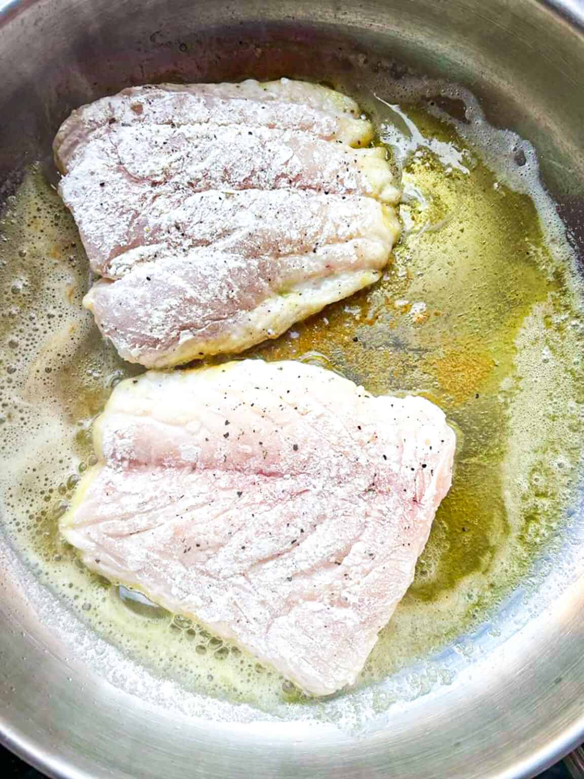 PanSeared Rockfish with Creamy Dill Sauce Weekday Pescatarian