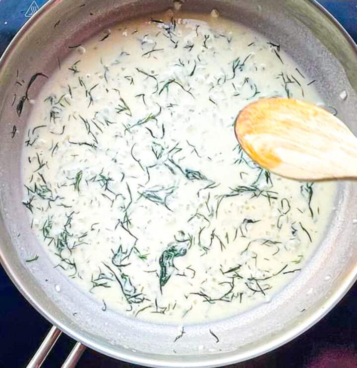 PanSeared Rockfish with Creamy Dill Sauce Weekday Pescatarian