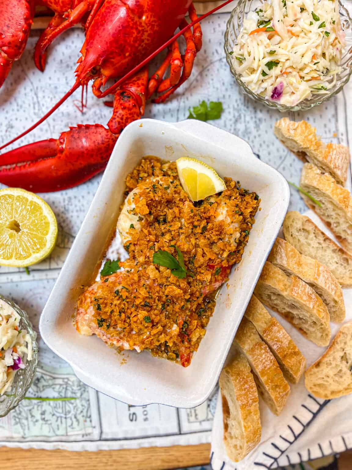 Maine Lobster Casserole Recipe (Best Lazy Lobster) Weekday Pescatarian