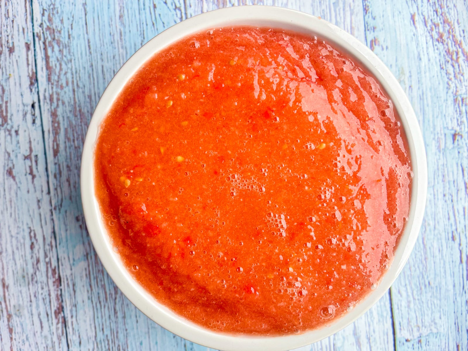tomato sauce in a bowl