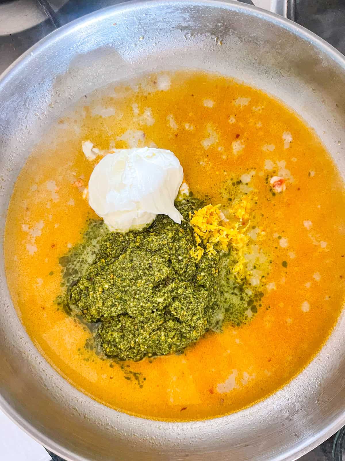 Add pasta water gradually to the sauce until it's loose enough to coat every strand Keep heat low when making the sauce to prevent the mascarpone from breaking.