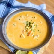 Shrimp Bisque in a bowl