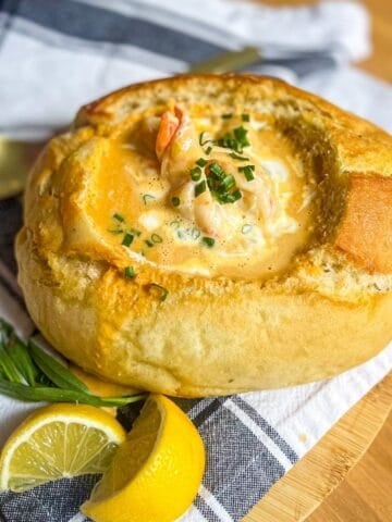 Shrimp Bisque in a bowl