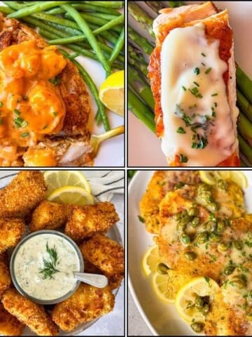 Collage for 20+ sauces for fish