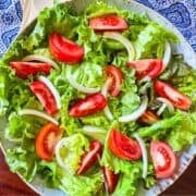Portuguese salad in a bowl.