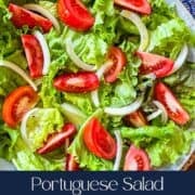 Portuguese salad in a bowl.