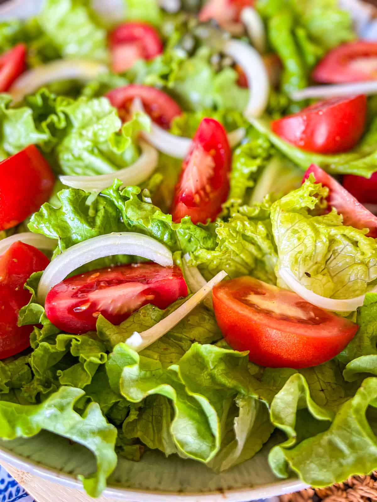 Portuguese salad in a bowl.