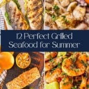 PIc of 4 grilled recipes