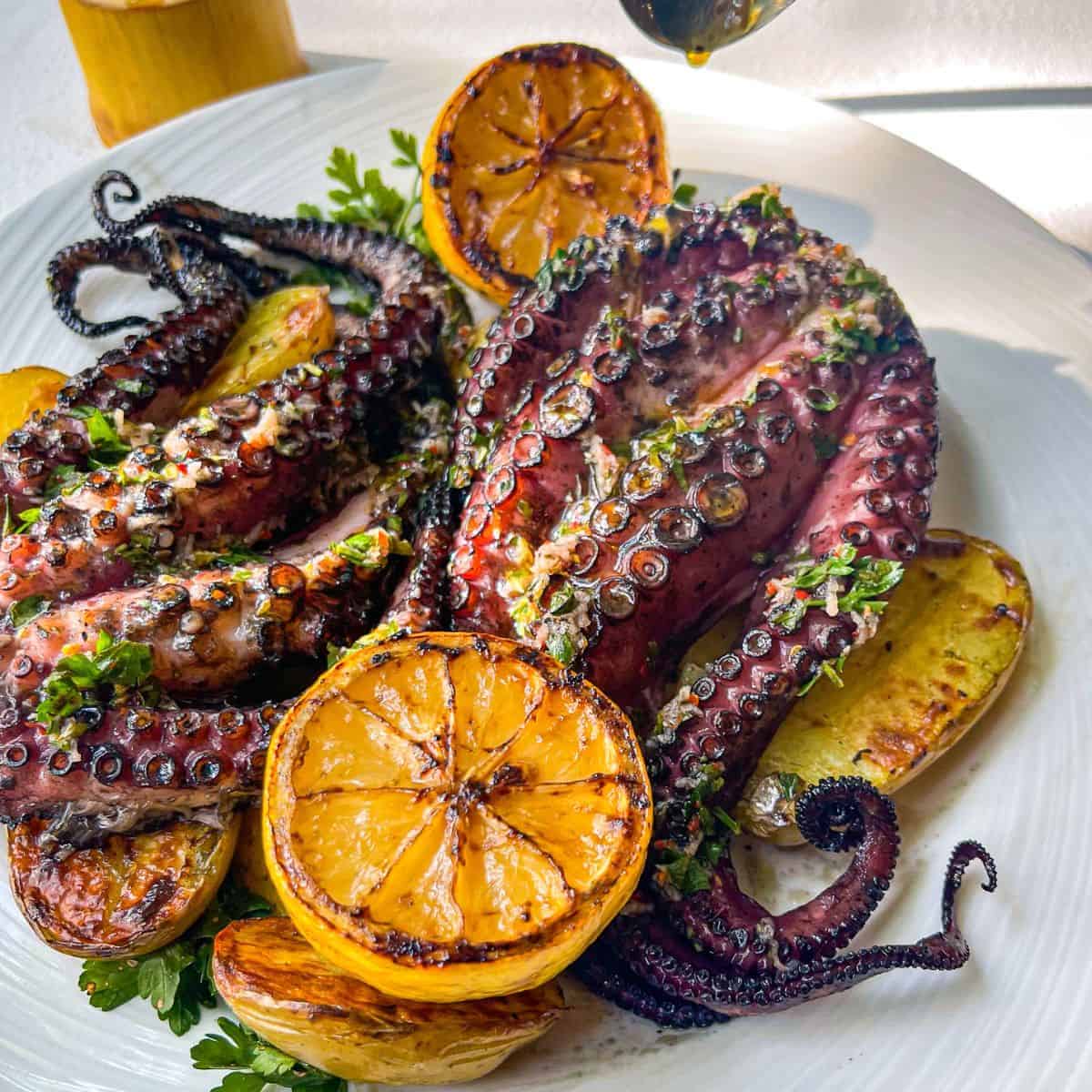 Simple Greek Grilled Octopus Recipe