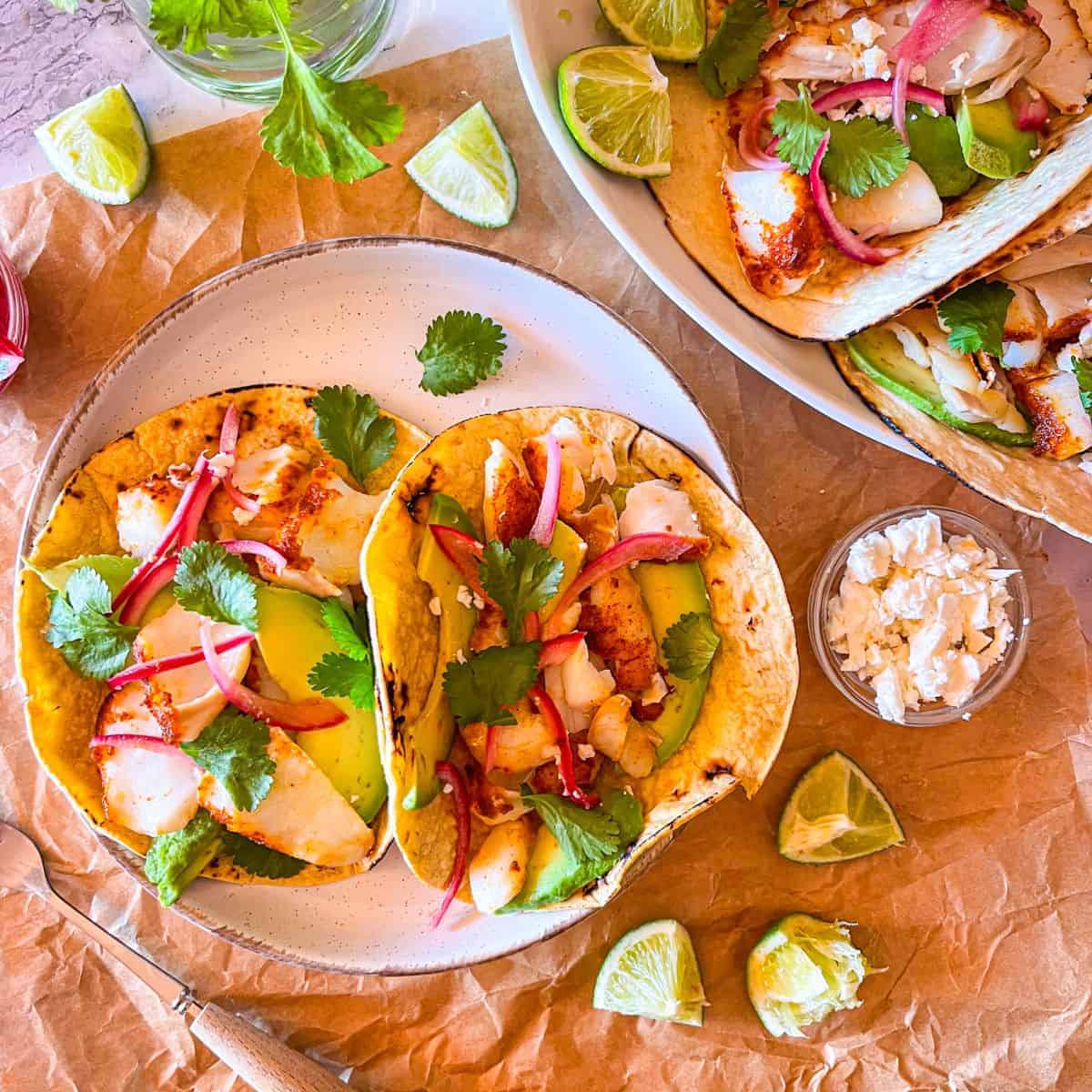 Air Fryer Fish Tacos