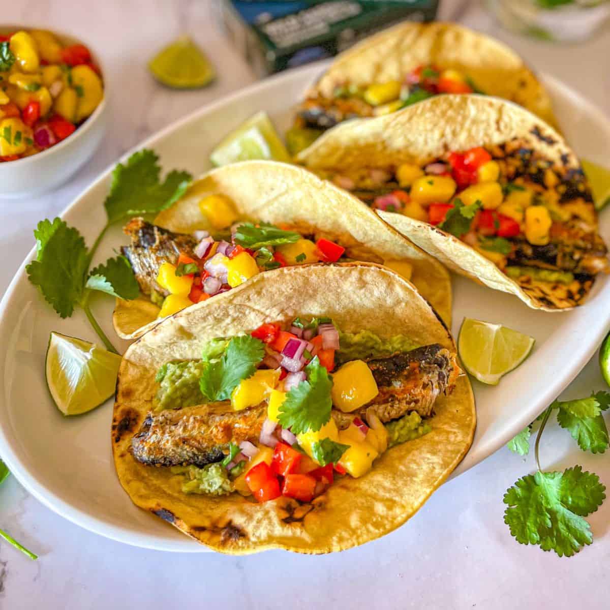 Air Fryer Sardine Tacos
