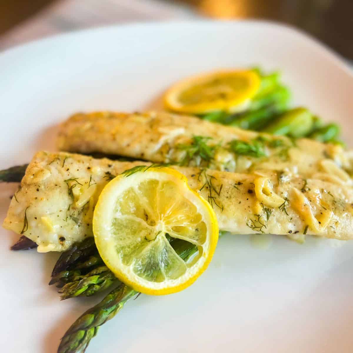 Garlic Herb Baked Pollock