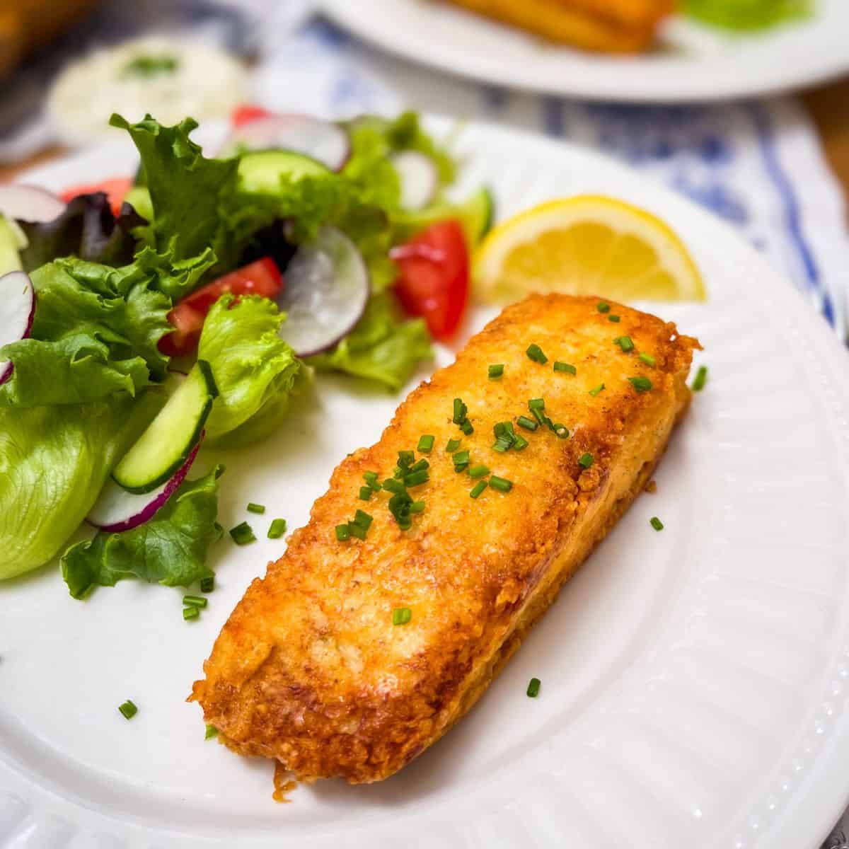 Parmesan Crusted Halibut