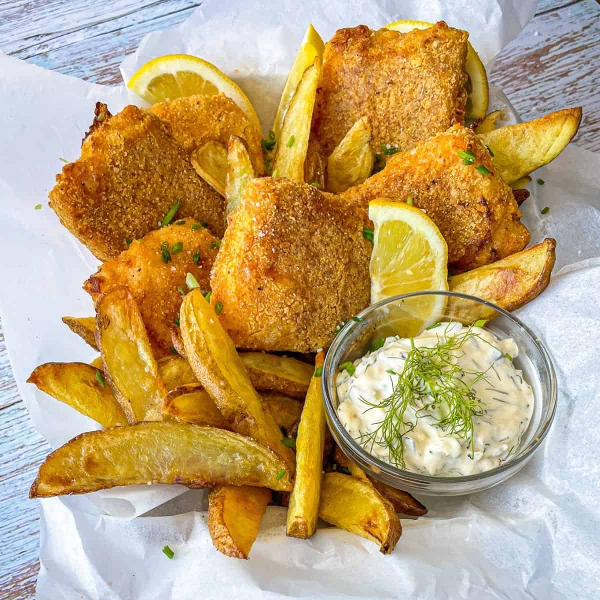 Homemade Breaded Cod