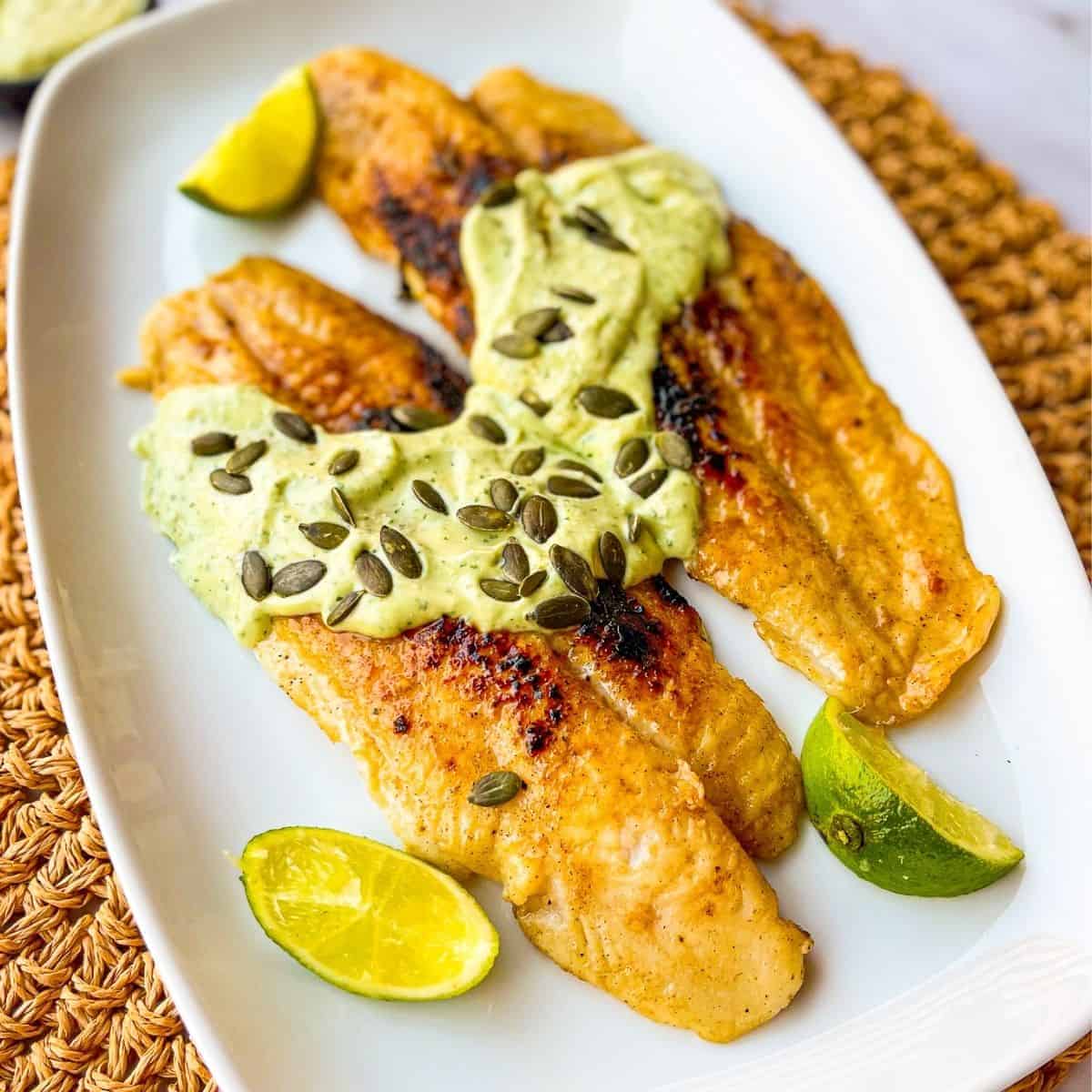 Skillet Grilled Tilapia