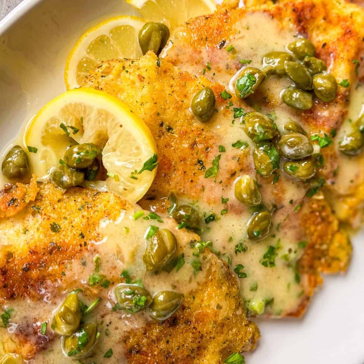 Yellowtail Flounder Piccata