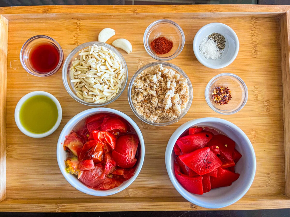 Ingredients for romesco.