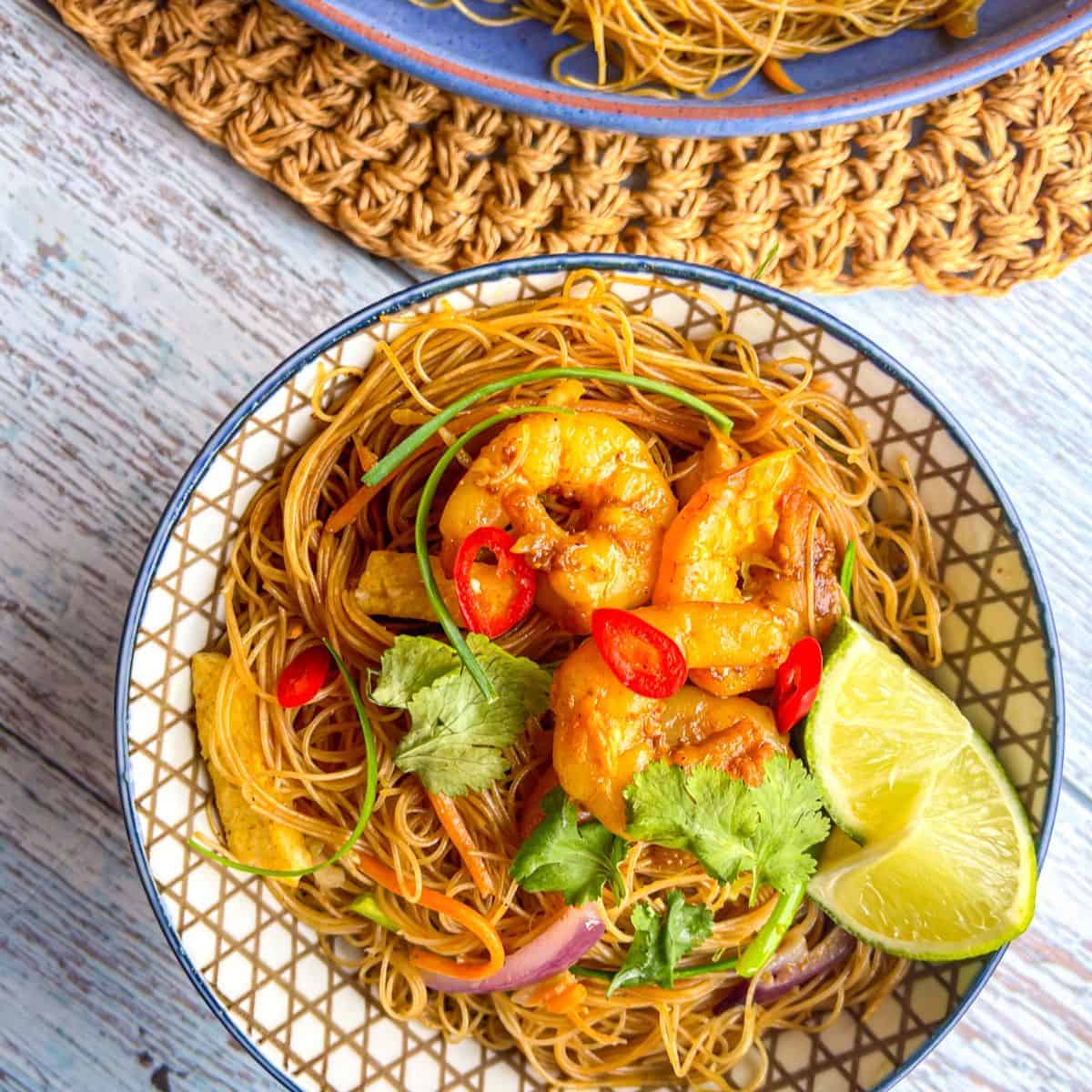 Shrimp Mei Fun Singapore Noodles