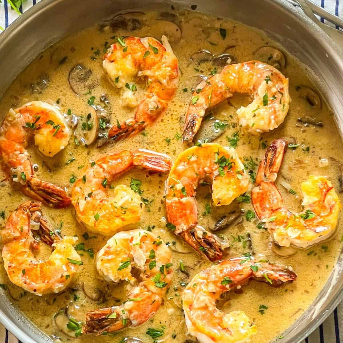 Shrimp Marsala