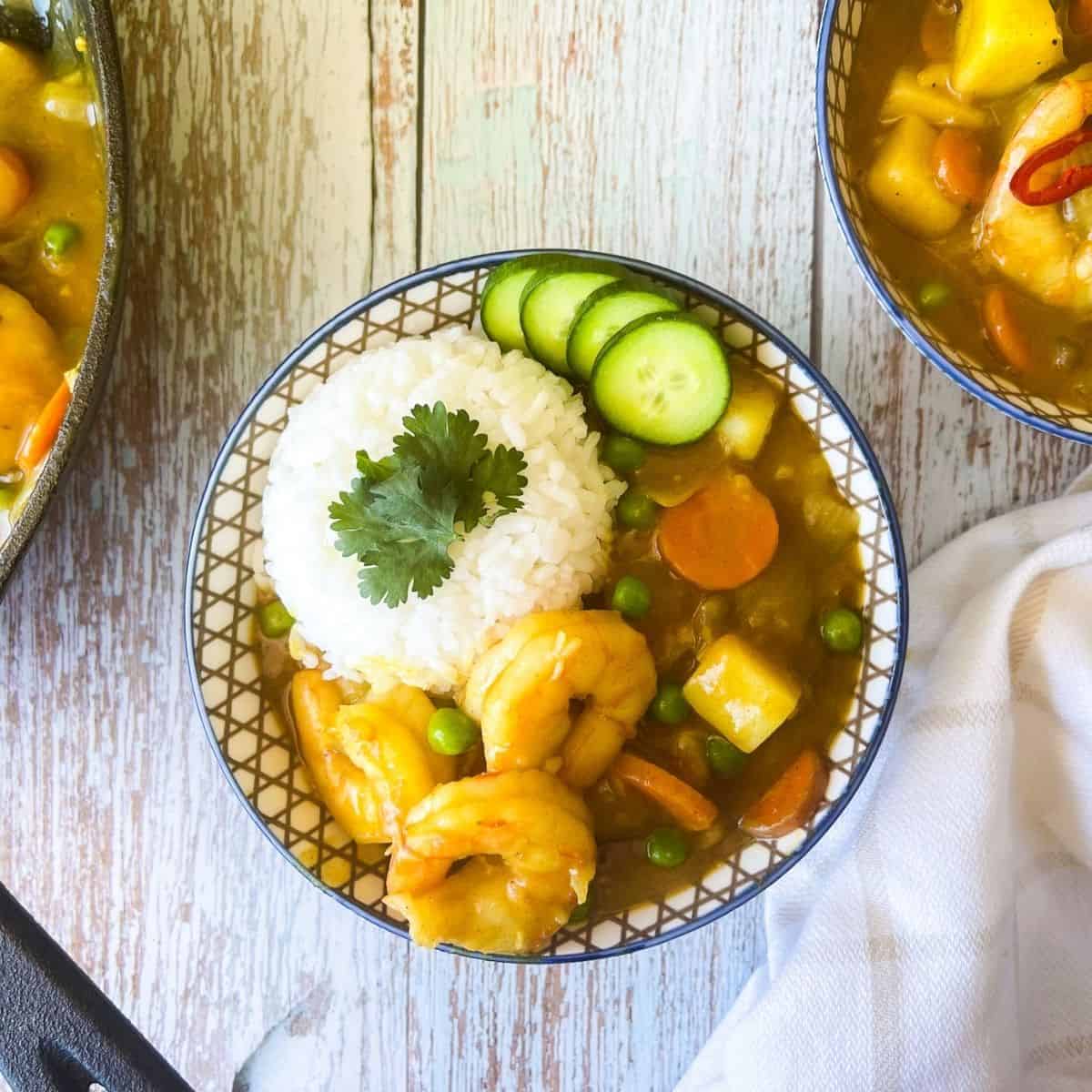Japanese Shrimp Curry With Sb Curry