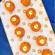 platter of golden, crispy salmon croquetas.